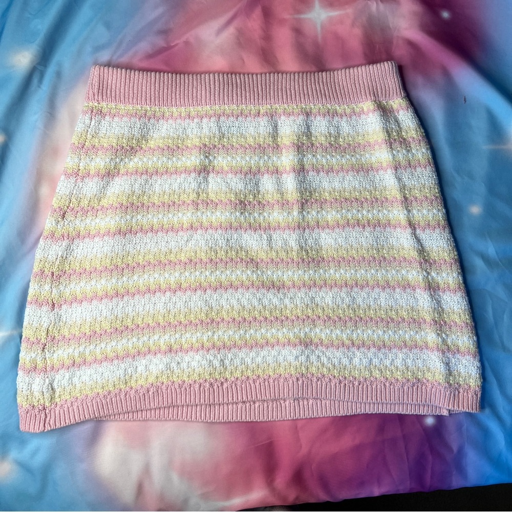Wild Fable Knit Mini Skirt - size XL